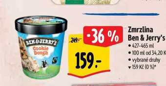 Albert Zmrzlina ben & jerry's • 427-465 ml nabídka