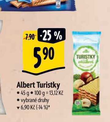 Albert Albert turistky 45 g nabídka