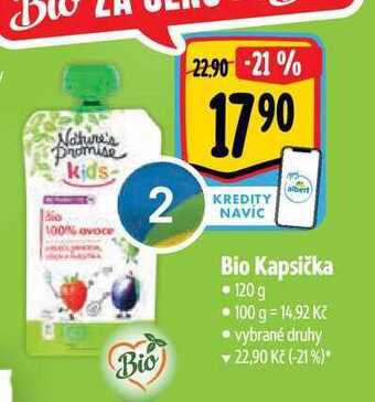 Albert Bio kapsička 120 g nabídka