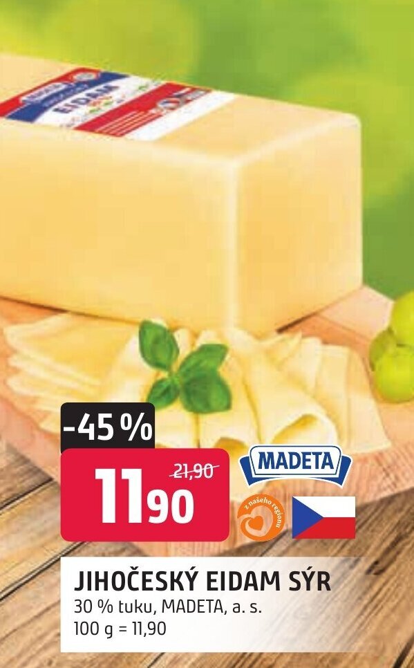 Trefa JIHOČESKÝ EIDAM SÝR nabídka