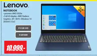 Planeo Elektro Lenovo Notebook 15,6'' nabídka
