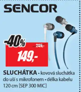 Planeo Elektro Sencor Sluchátka nabídka