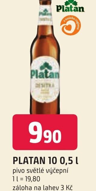 Trefa PLATAN 10 0,5 L nabídka