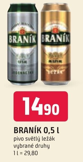 Trefa BRANÍK 0,5 L nabídka