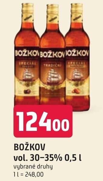 Trefa BOŽKOV vol. 30-35% 0,5L nabídka