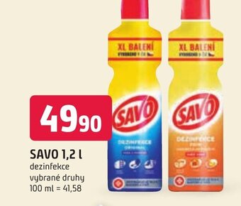 Trefa SAVO 1,2 L nabídka