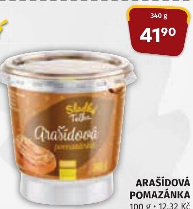 Trefa ARAŠÍDOVÁ POMAZÁNKA nabídka