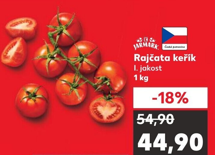 Kaufland Rajčata keřík nabídka