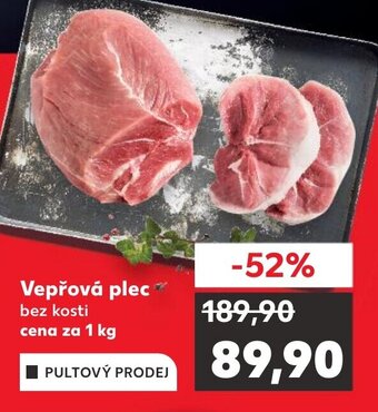 Kaufland Vepřová plec nabídka