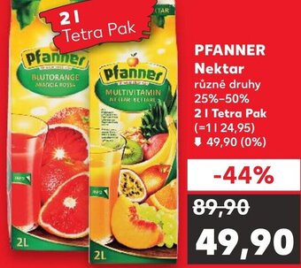 Kaufland PFANNER Nektar nabídka
