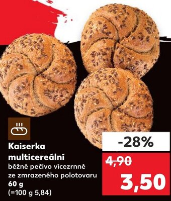 Kaufland Kaiserka multicereální nabídka