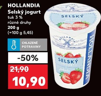 Kaufland HOLLANDIA Selský jogurt nabídka