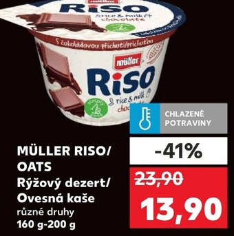 Kaufland MÜLLER RISO/ OATS Rýžový dezert/ Ovesná kaše nabídka