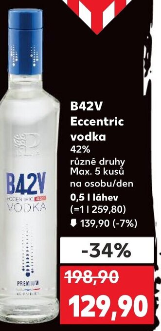 Kaufland B42V Eccentric vodka nabídka