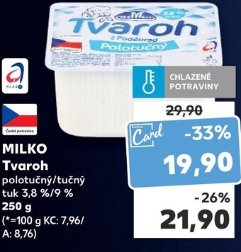 Kaufland MILKO Tvaroh nabídka