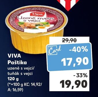 Kaufland VIVA Paštika nabídka