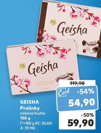 Kaufland GEISHA Pralinky nabídka