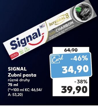 Kaufland SIGNAL Zubní pasta nabídka