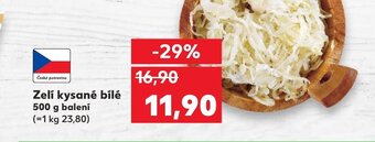 Kaufland Zelí kysané bílé nabídka