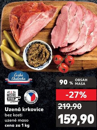 Kaufland Uzená krkovice nabídka