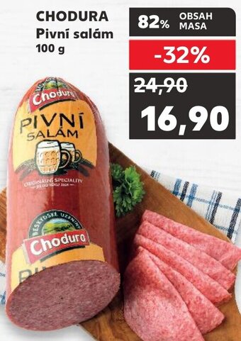 Kaufland CHODURA Pivní salám nabídka
