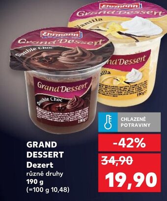 Kaufland GRAND DESSERT Dezert nabídka