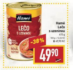 Billa Hamé lečo s uzeninou nabídka