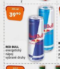 Terno Red bull energy drink nabídka