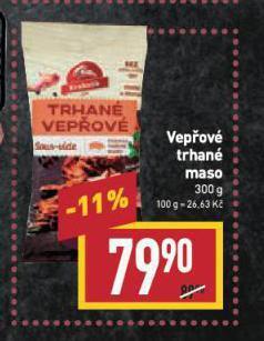 Billa Vepřové trhané maso nabídka