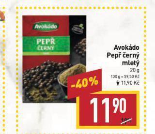Billa Pepř černý nabídka