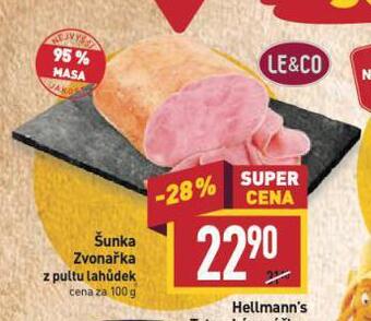 Billa Šunka zvonařka nabídka