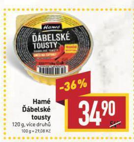 Billa Hamé ďábelské tousty nabídka