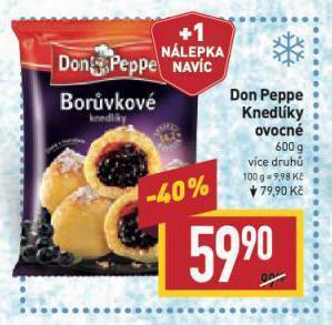 Billa Don peppe knedlíky ovocné nabídka