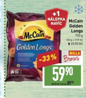 Billa Mccain golden longs nabídka