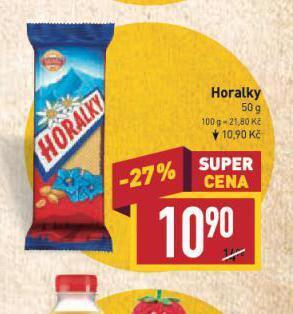 Billa Horalky nabídka