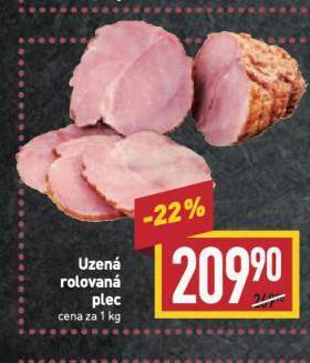 Billa Uzená rolovaná plec nabídka