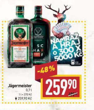 Billa Jagermeister nabídka