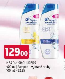 Terno Head & shoulders šampon nabídka