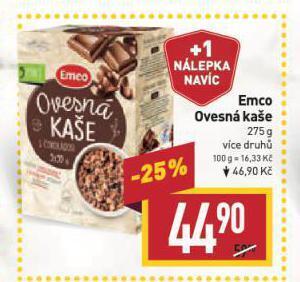 Billa Emco ovesná kaše nabídka