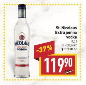 Billa St. nicolaus extra jemná vodka nabídka