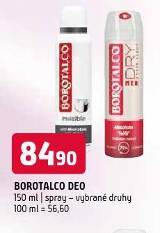 Terno Borotalco deodorant nabídka