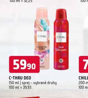 Terno C-thru deo sprej nabídka