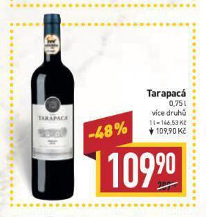 Billa Tarapacá nabídka