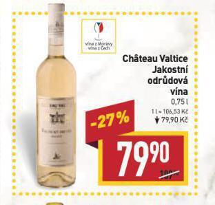 Billa Chateau valtice nabídka