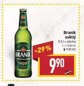 Billa Pivo braník nabídka