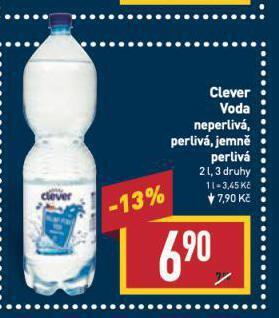 Billa Clever voda nabídka