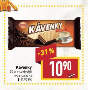 Billa Kávenky nabídka