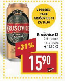 Billa Pivo krušovice nabídka