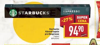 Billa Kávové kapsle starbucks nabídka