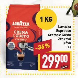 Billa Káva lavazza nabídka